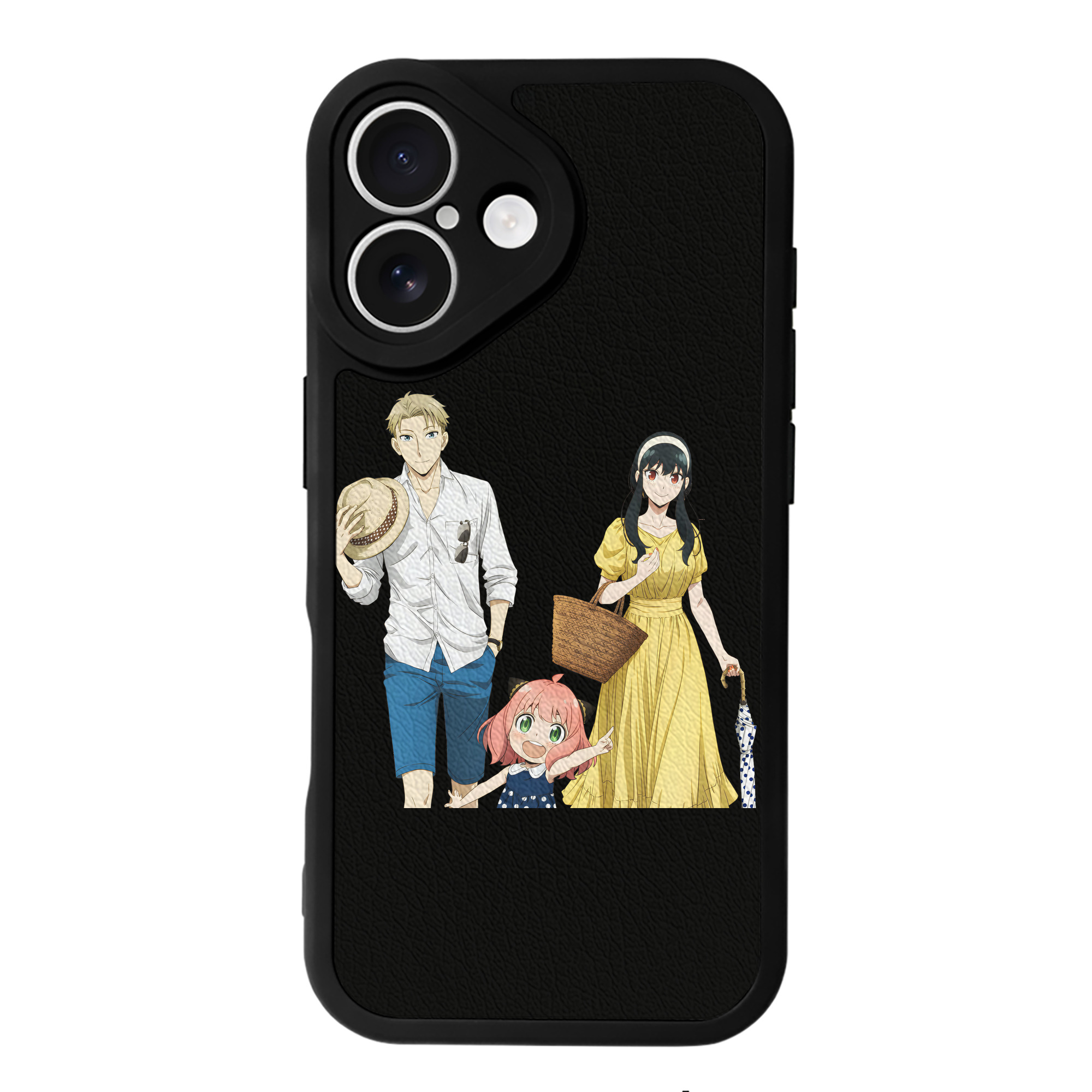 （画像用） SPY×FAMILY间谍家家酒 【iPhone 16シリーズ対応】シリコンスマホケース（レザー調） 材質：シリコン
